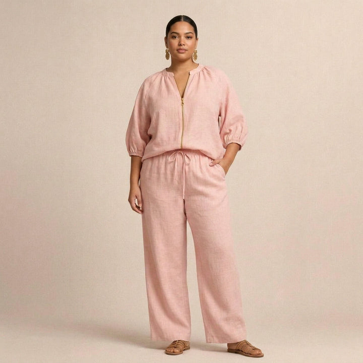 Paloma | Casual Sæt med Lynlås