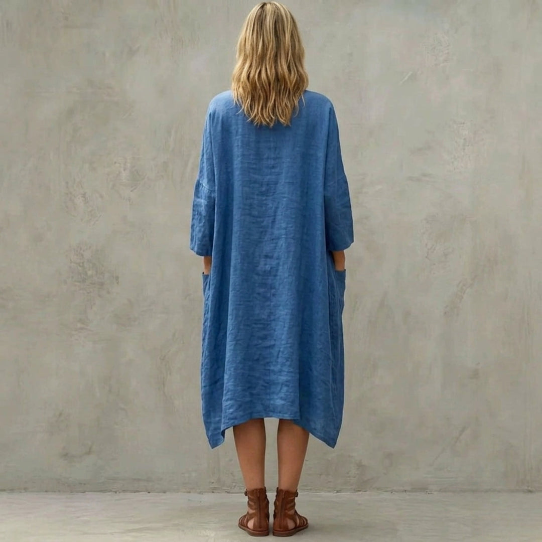 Iona | Afslappet Kaftan Maxi Kjole