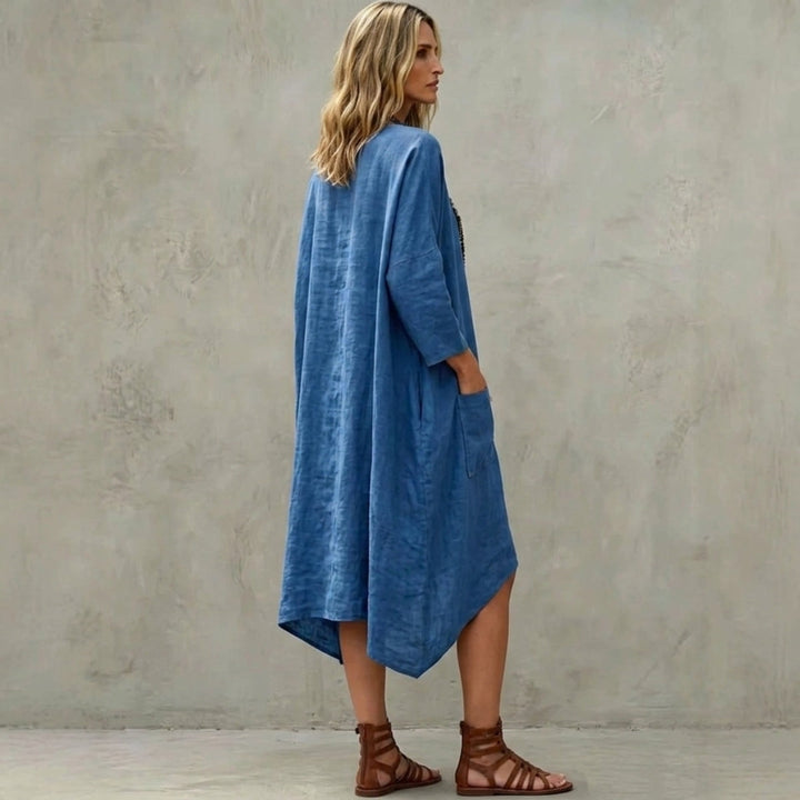 Iona | Afslappet Kaftan Maxi Kjole