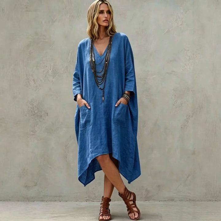 Iona | Afslappet Kaftan Maxi Kjole
