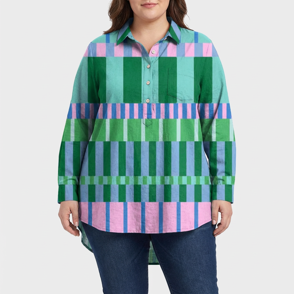 Cordelia | Elegant Linned Sommerbluse
