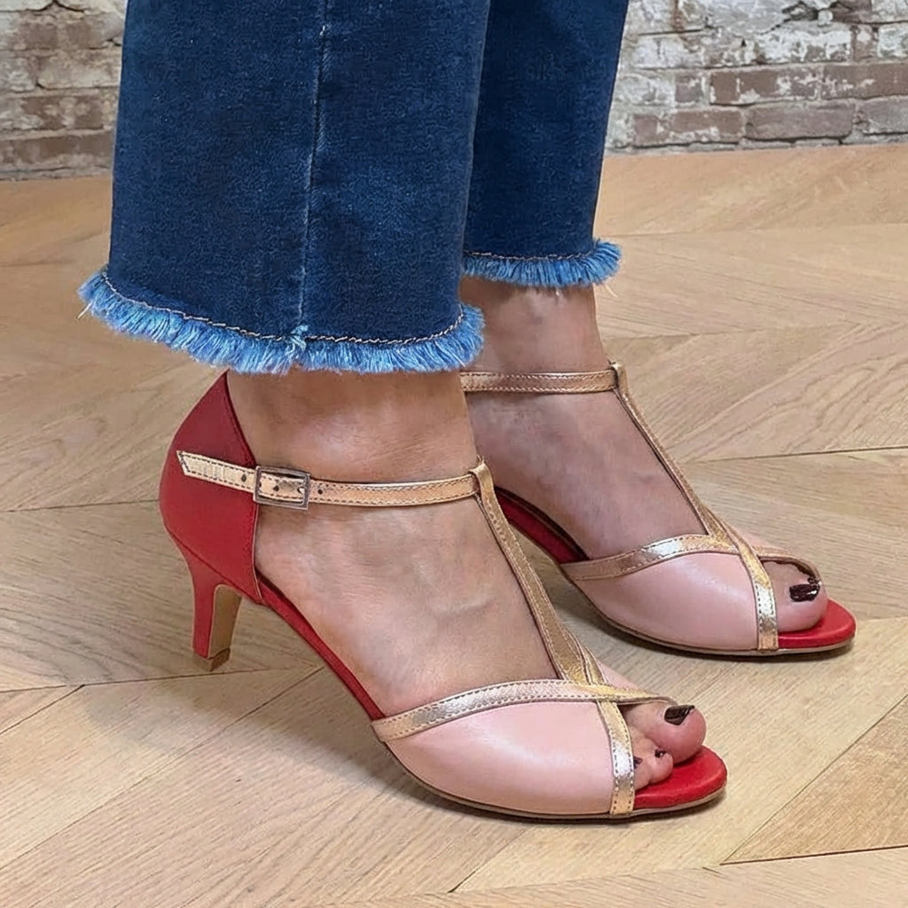ELEGANT SANDAL MED T-BAR REM