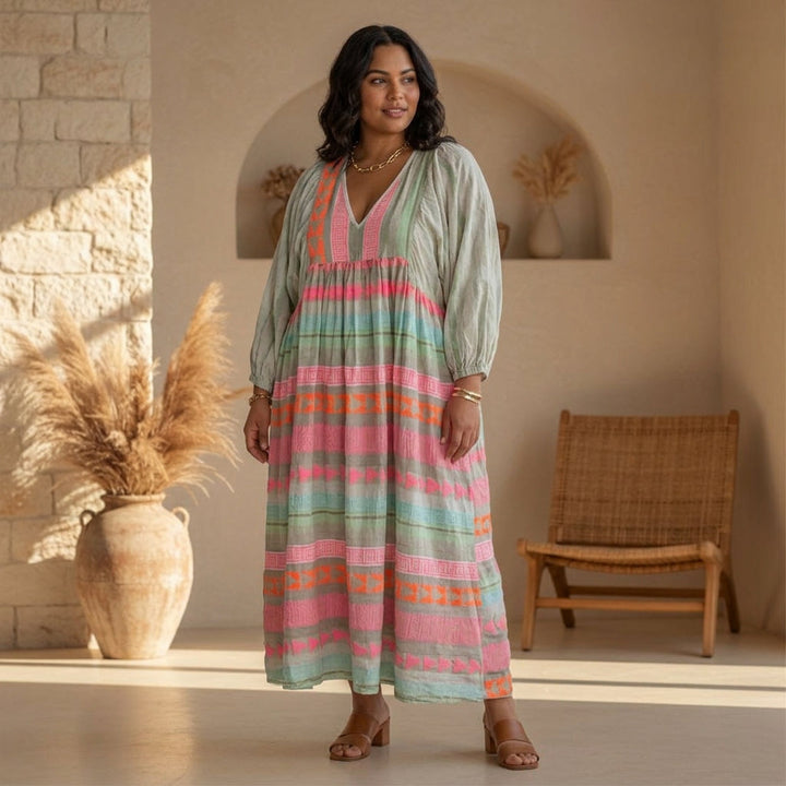Naomi - Komfortabel Boho Kjole