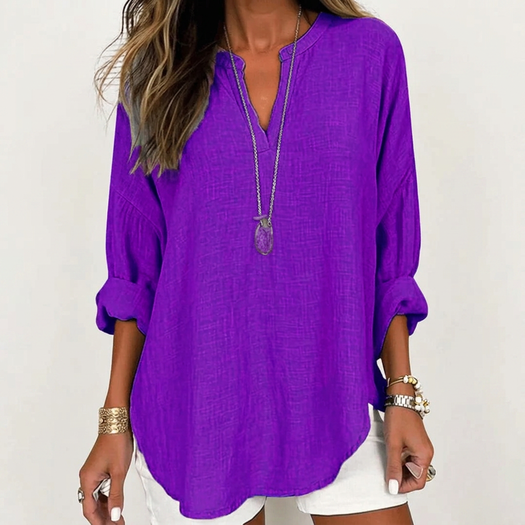PENELOPE | Linned-look Bluse