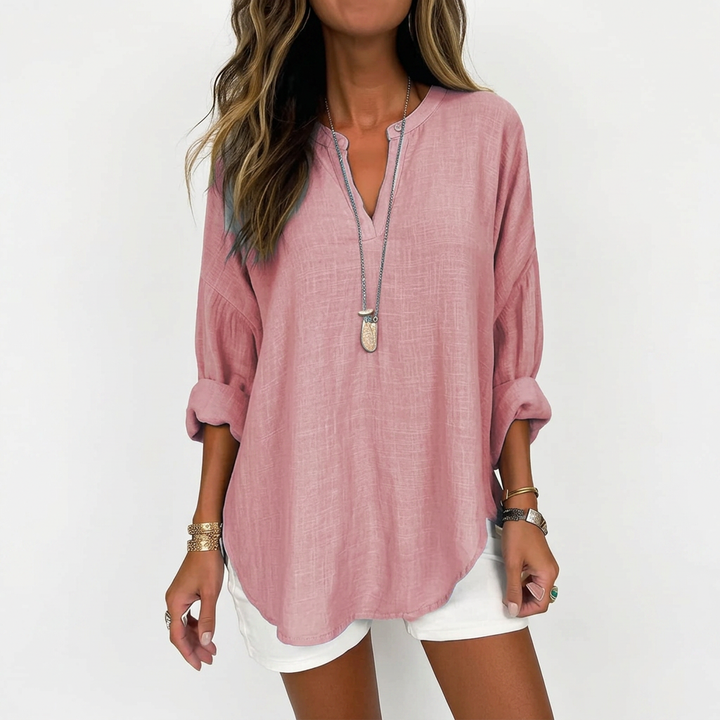 PENELOPE | Linned-look Bluse
