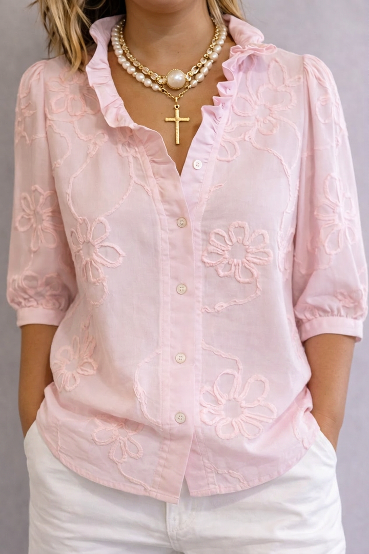 Persephone | Blomstret Bluse
