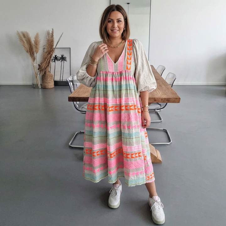 Naomi - Komfortabel Boho Kjole