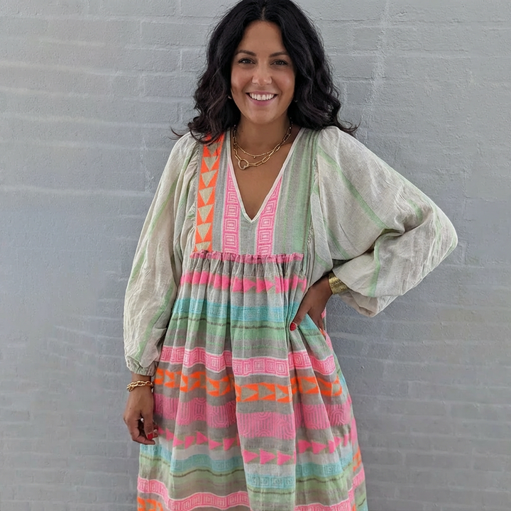Naomi - Komfortabel Boho Kjole