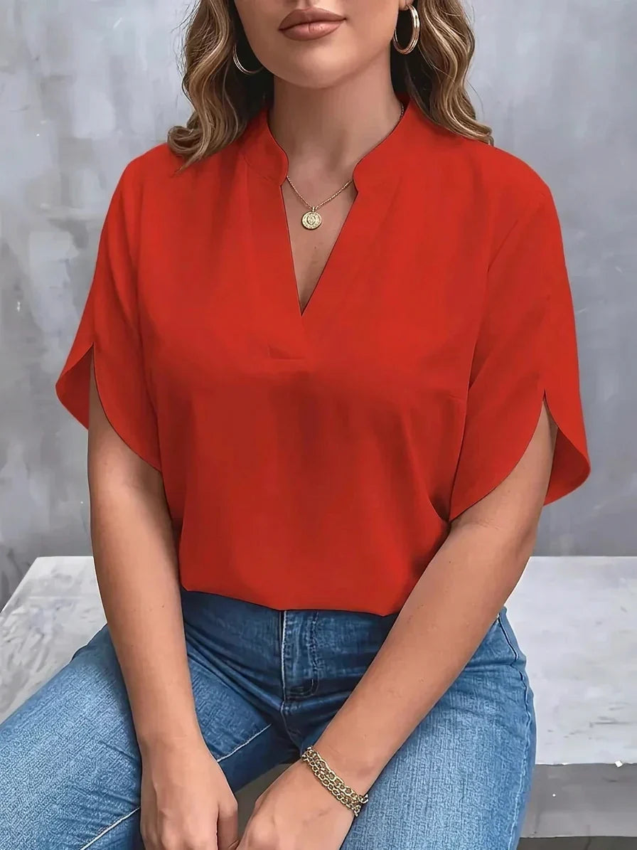 Seraphina | Sofistikeret Bluse med Skræddersyet Design