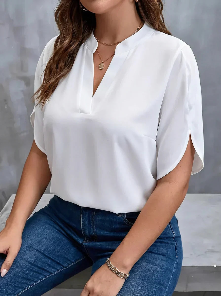 Seraphina | Sofistikeret Bluse med Skræddersyet Design
