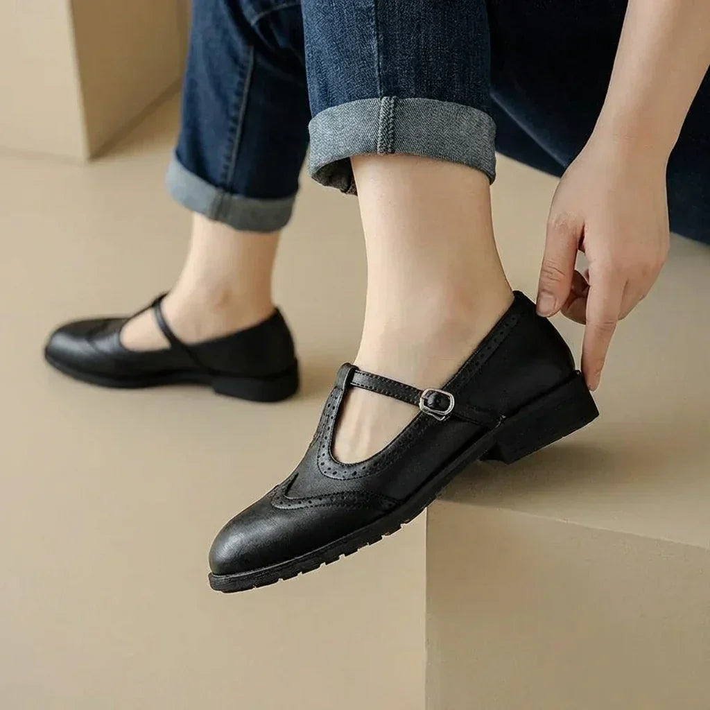 Iona | Elegant T-Strap Mary Janes