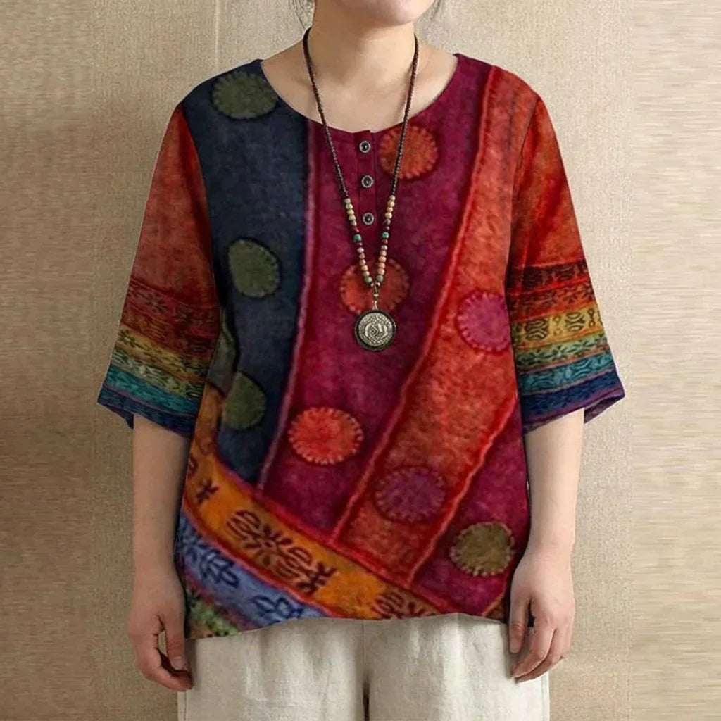Arabella | Retro-inspireret Bluse