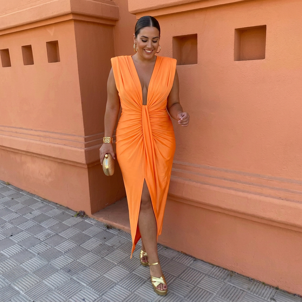 Giselle | Elegant Plisseret Kjole