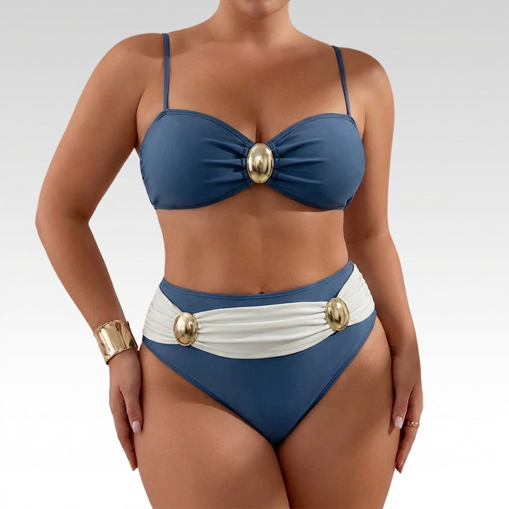 Amina | Elegant &amp; Figurformende Bikini To-Delt