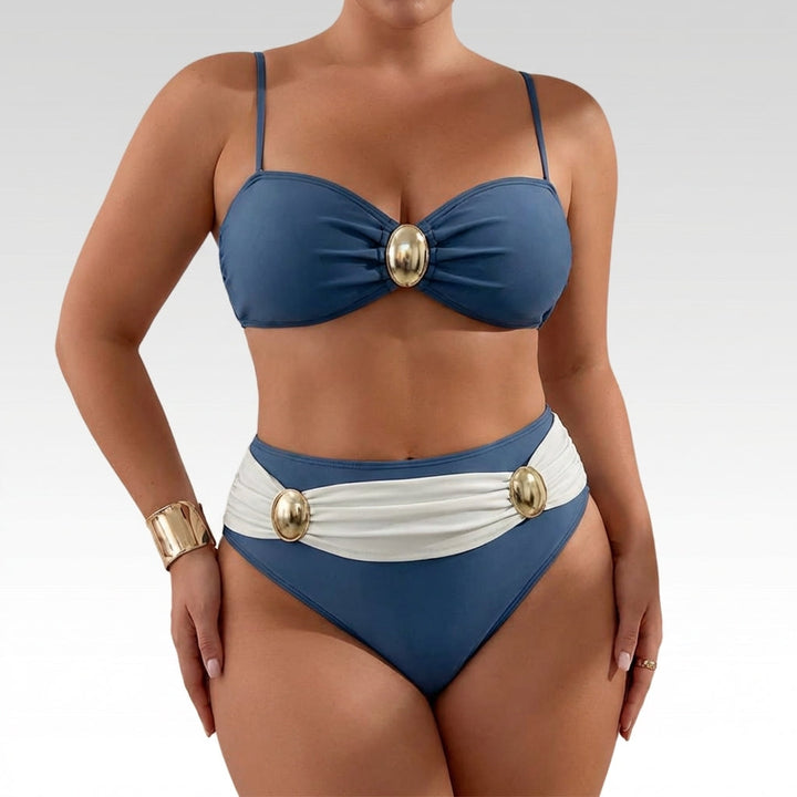 Amina | Elegant &amp; Figurformende Bikini To-Delt