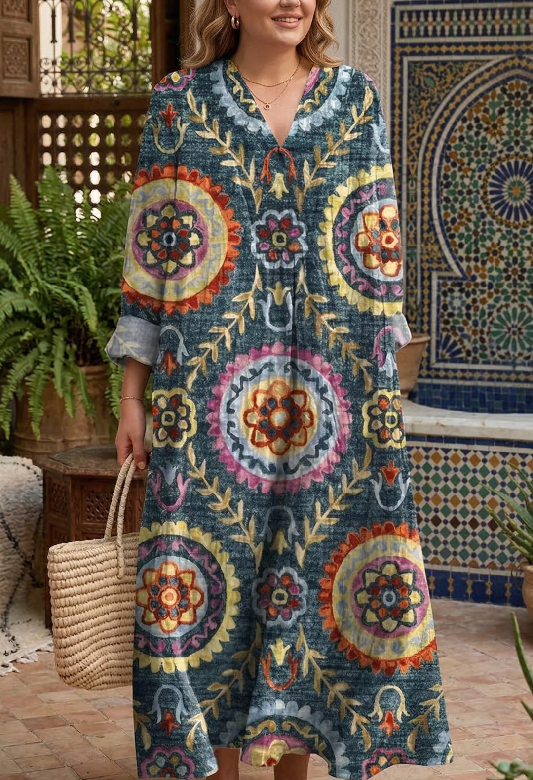 Wynne - Lys Vintage Kjole