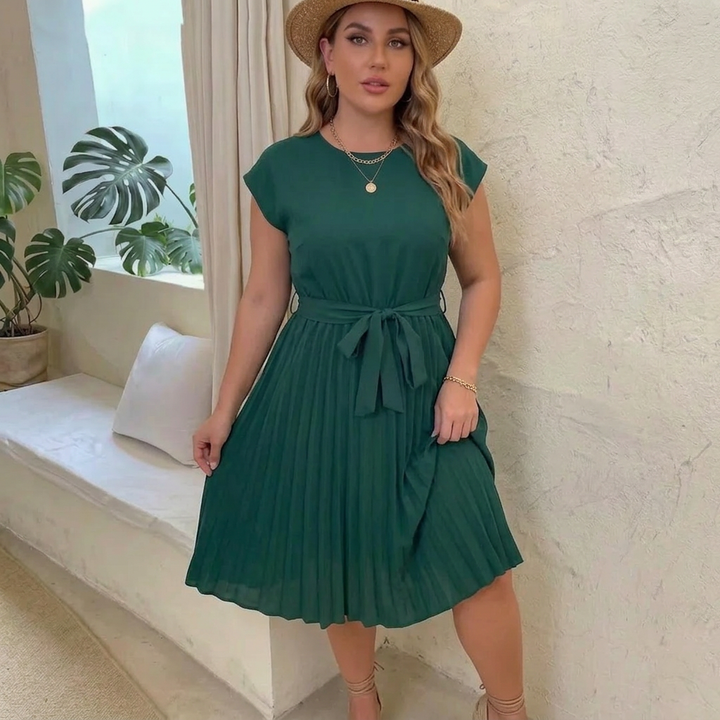 Delphine | Casual Sommer Midi Kjole