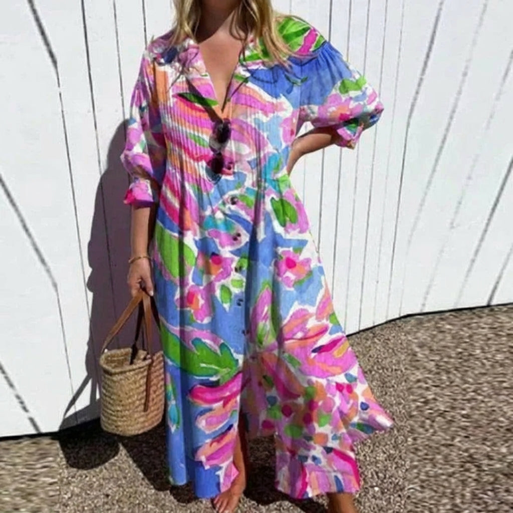 Nadya | Elegant Bohemian Kjole