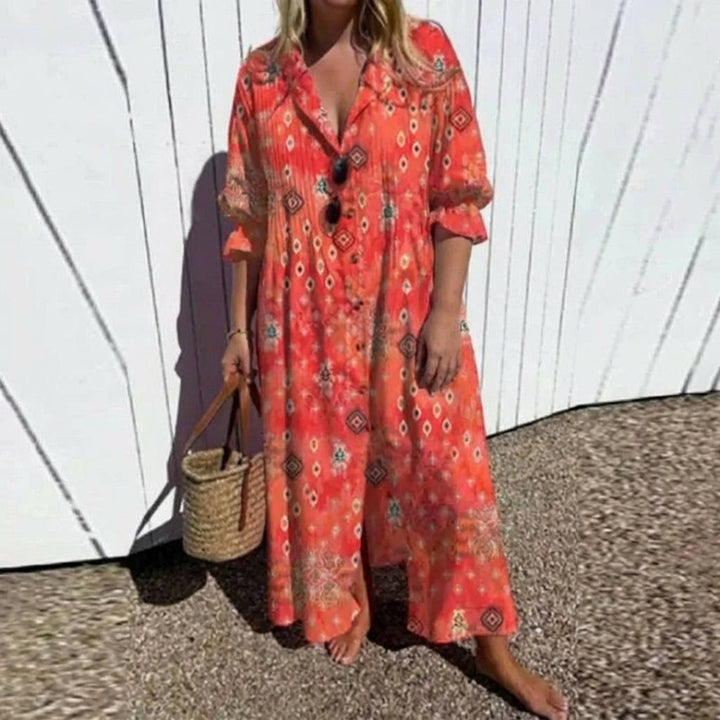 Nadya | Elegant Bohemian Kjole