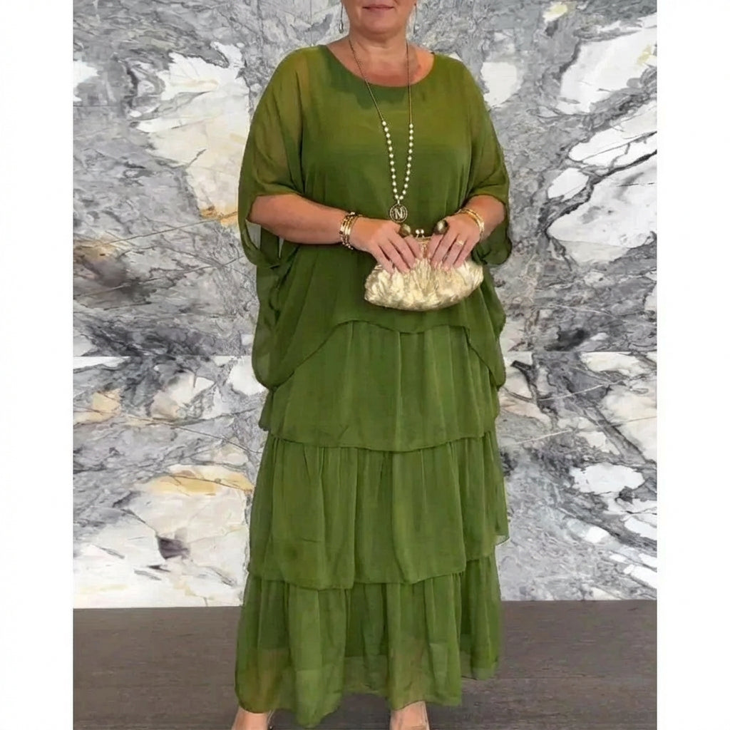 Anneliese | Lang og Strømmende Elegant Kjole