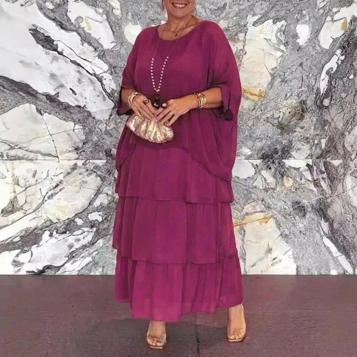 Anneliese | Lang og Strømmende Elegant Kjole