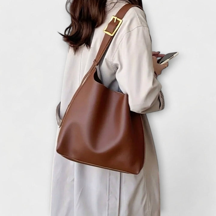 Saoirse – Elegant Læder Skuldertaske