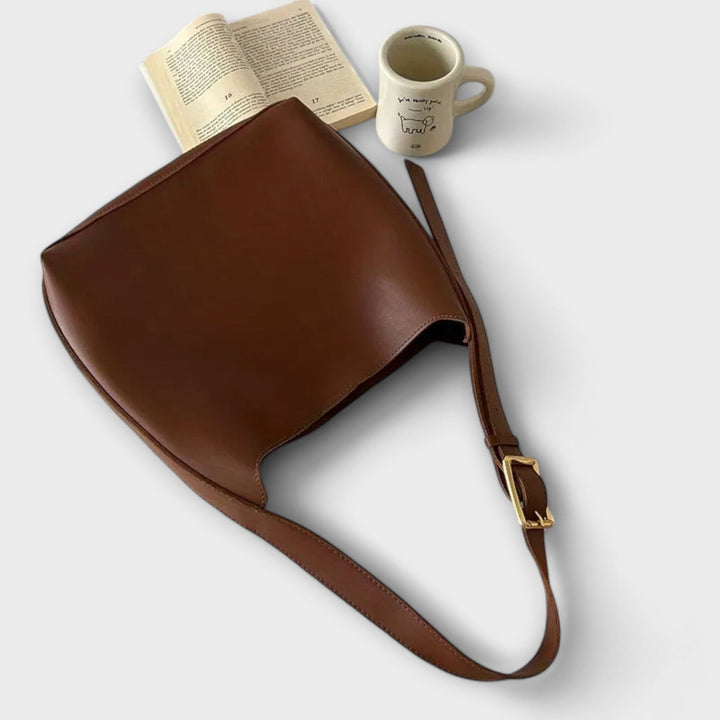 Saoirse – Elegant Læder Skuldertaske