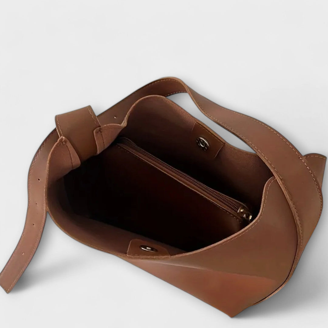 Saoirse – Elegant Læder Skuldertaske