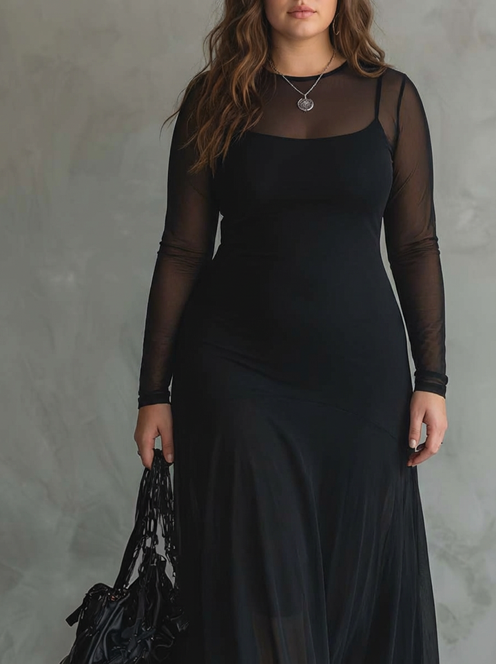 OPALINE | LOOSE-FIT TULLE MAXI KJOLLE