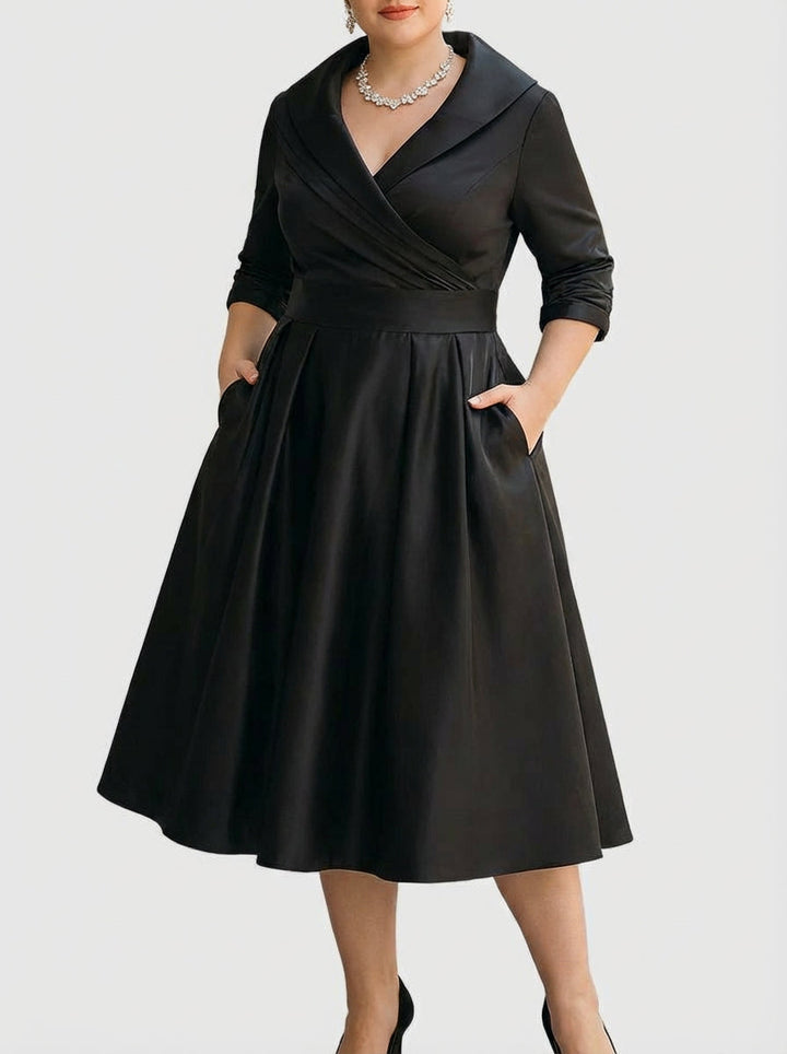 Nerissa - Elegant Midi Kjole