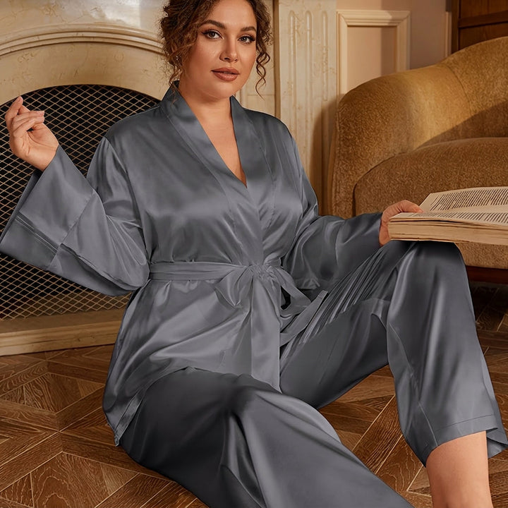 Mable | Elegance Morgenkåbe &amp; Pyjamas Sæt
