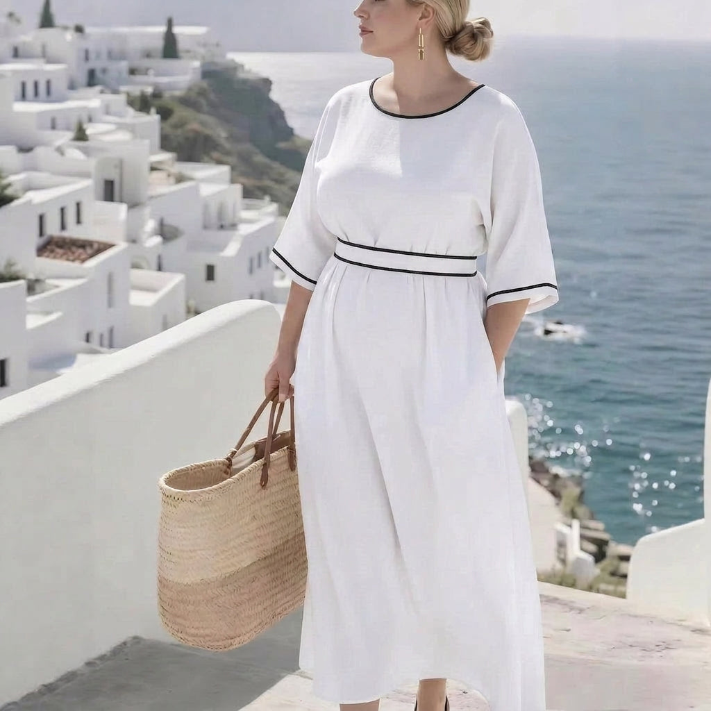 Oleander Pendler Maxi Kjole: Elegant Hverdag Sophistication