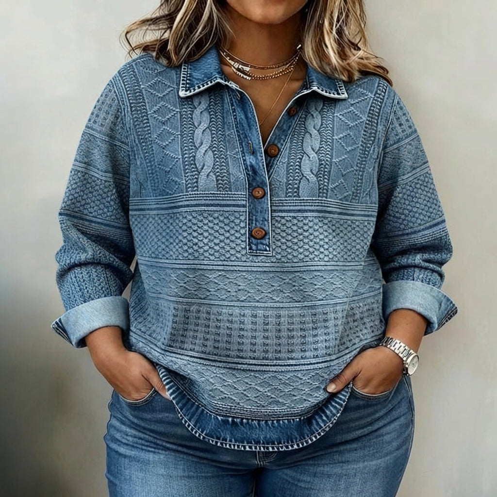 Vintage Casual Bluse