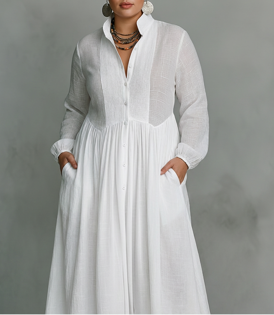 BRIA | MINIMALISTISK PATCHWORK MAXI KJOLLE