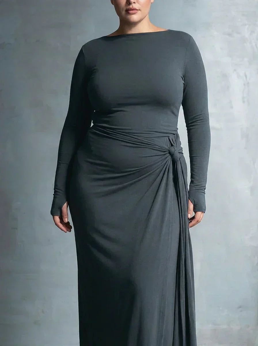 Anaïs ❘ Maxi kjole med sidesløjfe