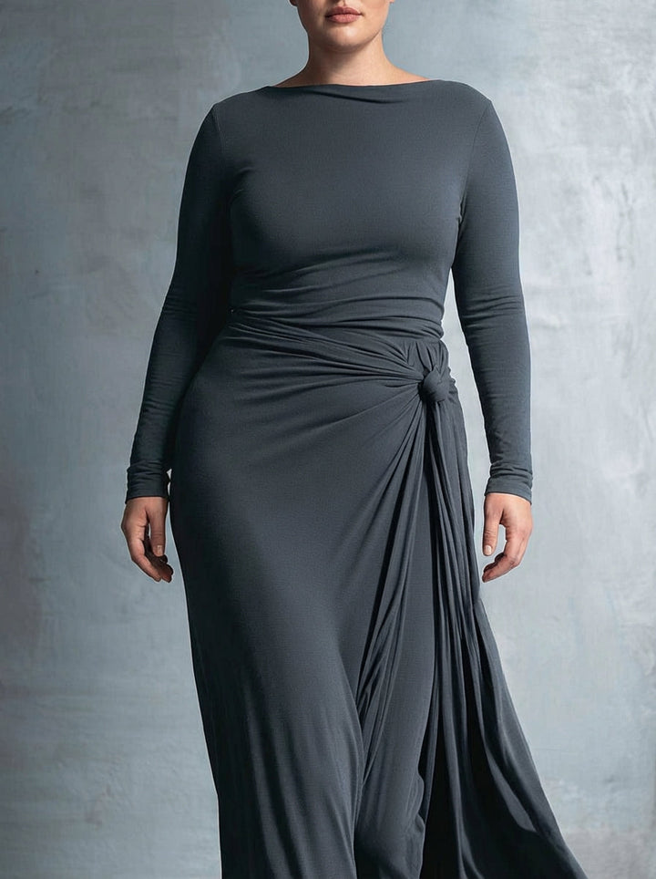 SELMA | SIDE KNOT MAXI KJOLE