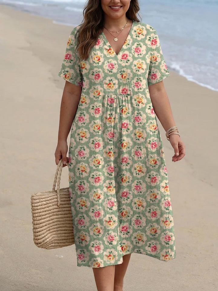 Rosalind - Vintage Blomsterkjole