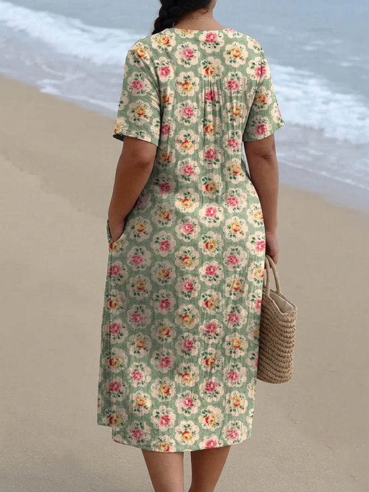 Rosalind - Vintage Blomsterkjole