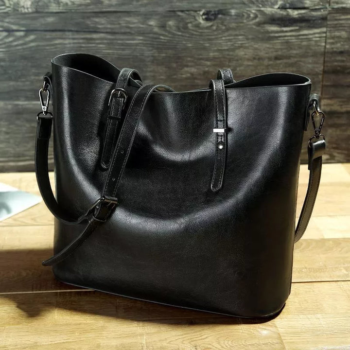 Katya - Vintage Læder Crossbody Taske