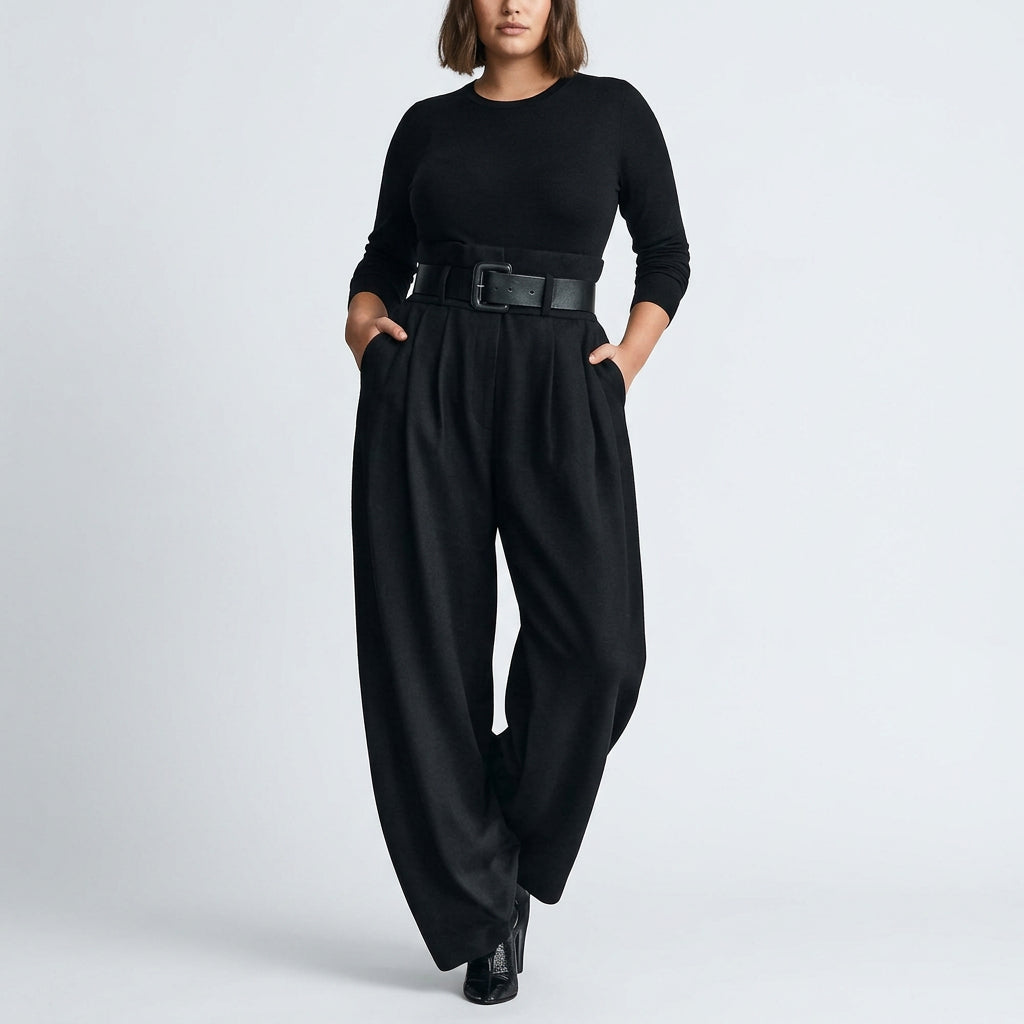 Aisha Jumpsuit med Høj Hals