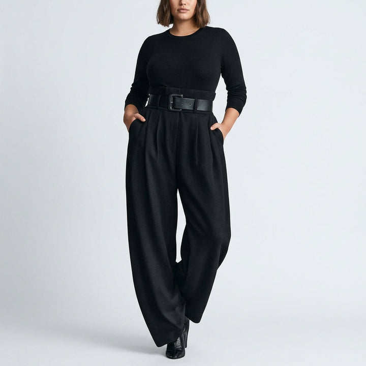 Aisha Jumpsuit med Høj Hals
