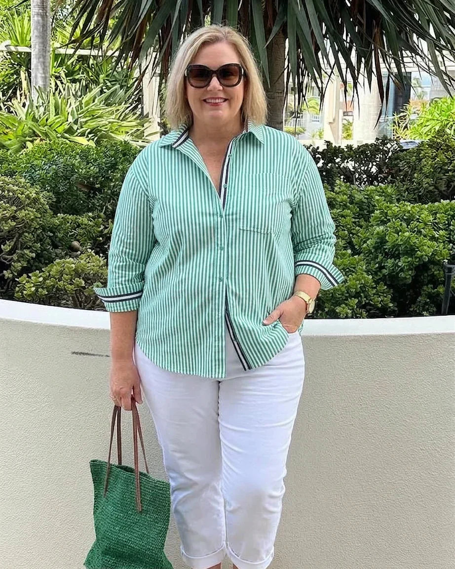 Anouk | Stribet Bluse