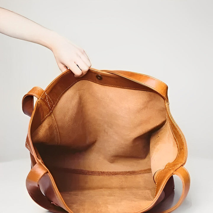 Isolde - Vintage Læder Crossbody Taske