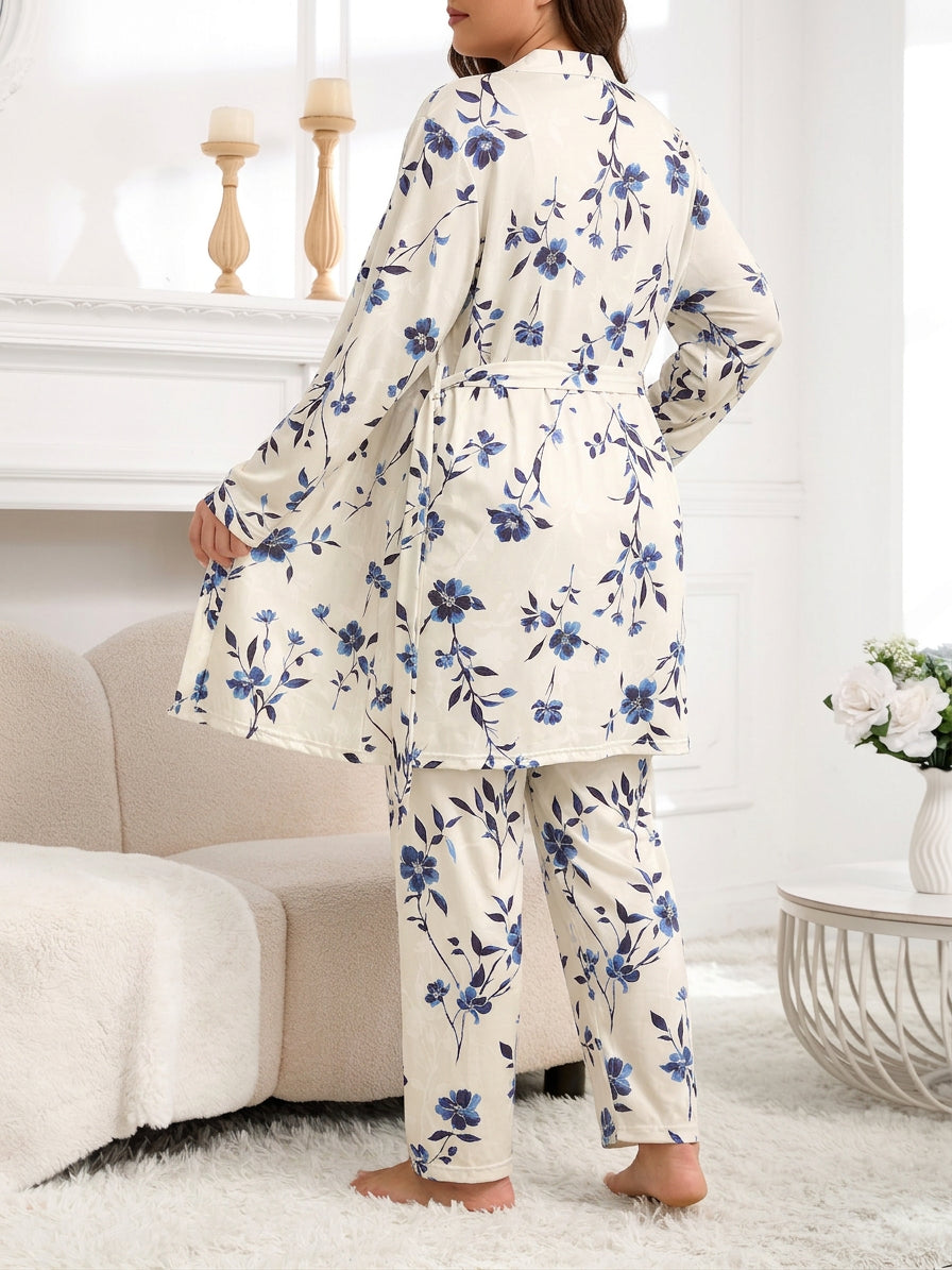 Nadya | Vintage Floral Pyjamasæt