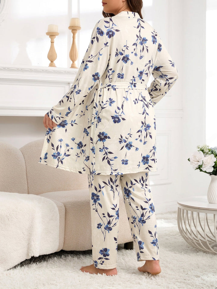 Nadya | Vintage Floral Pyjamasæt