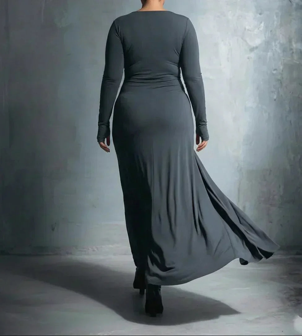 Anaïs ❘ Maxi kjole med sidesløjfe