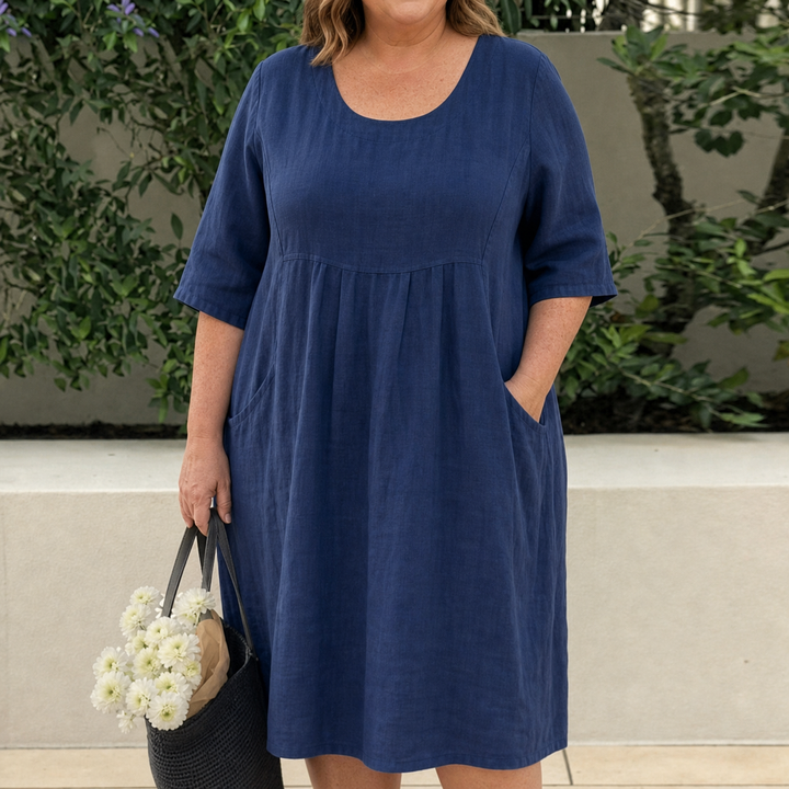 Paisley | Elegant Kjole Med Lommer
