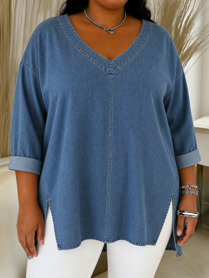 Lucy | Stilfuld Denim Top
