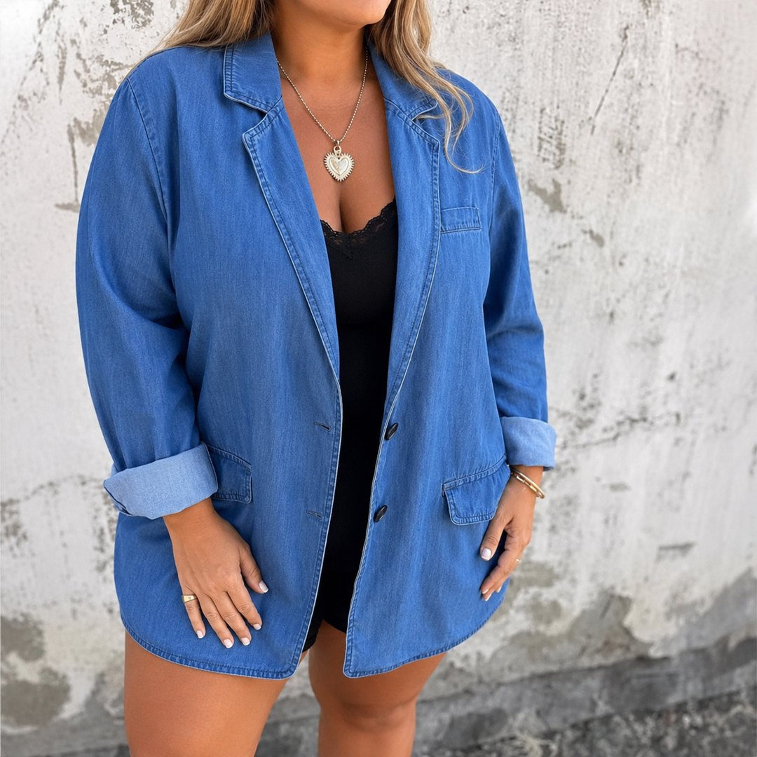 Sarah | Ukompliceret Denim Blazer