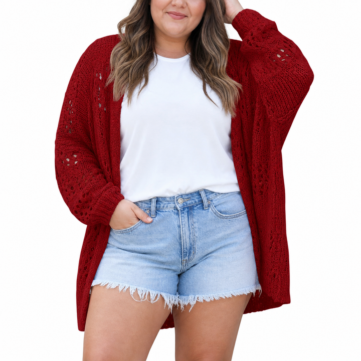 NAOMI | Letvægts Oversized Boho Sommer Cardigan
